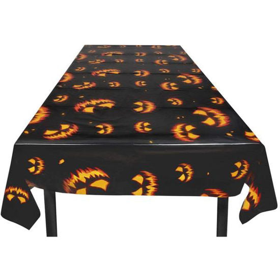 MANTEL PLÁSTICO CALABAZA 120X180CM SPOTLIGHT HALLOWEEN