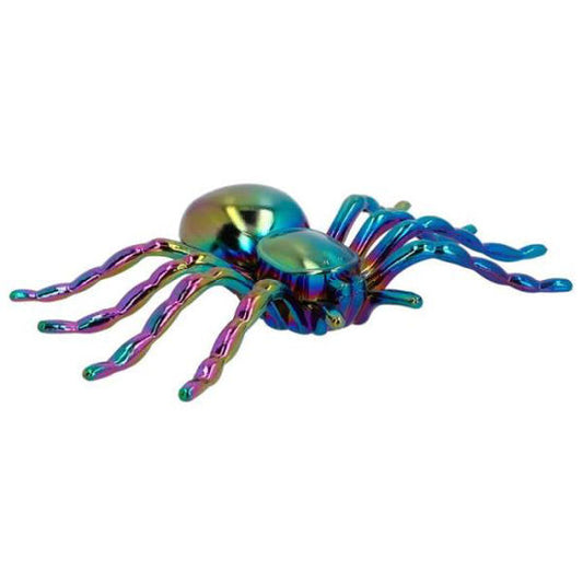 ARAÑA IRIDISCENTE 17X10CM