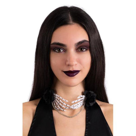 COLLAR C/MANOS DE ESQUELETO
