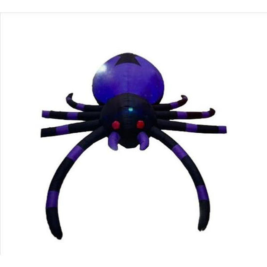 DECORACION ARAÑA HALLOWEEN HINCHABLE C/ FLASH 2.4M