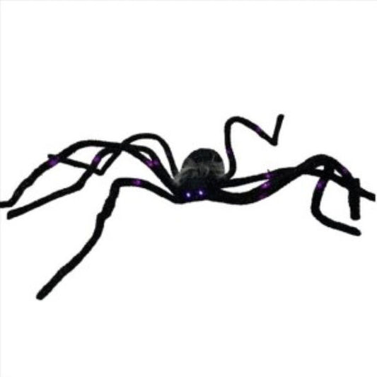 ARAÑA HALLOWEEN C/ LUZ 130X20CM