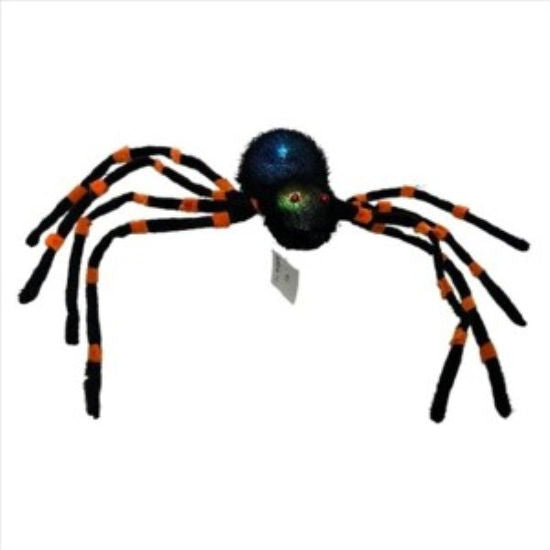 ARAÑA HALLOWEEN C/ LUZ 70CM