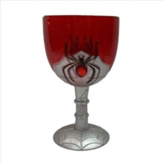 COPA ROJA ARAÑA HALLOWEEN 17,5X7,5CM
