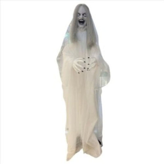DECORACION HALLOWEEN C/ LUZ, SONIDO Y MOVIMIENTO 165CM