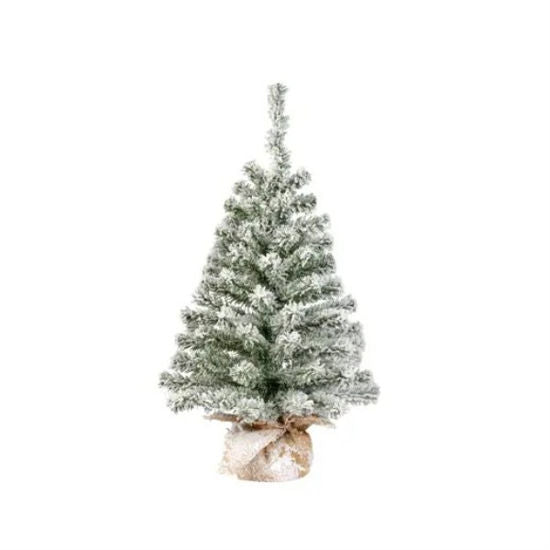 ARBOL MINI IMPERIAL NEVADO 75CM VERDE/BLANCO