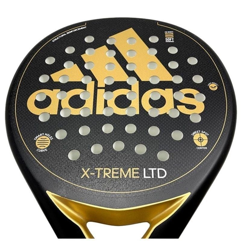 Pala de Pádel Adidas Pala Adidas X-Treme LTD/ Negra y Oro