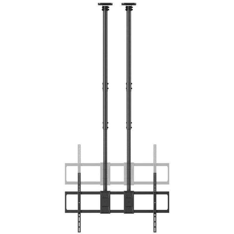 Soporte de Techo Inclinable/ Giratorio/ Nivelable Aisens CT120TLE-395 para TV de 60-120"/ hasta 120kg