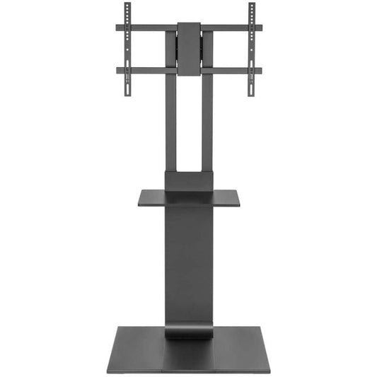 Soporte de Suelo Inclinable/ Giratorio con Bandeja DVD Aisens FT86TSE-399 para TV de 37-86"/ hasta 50kg