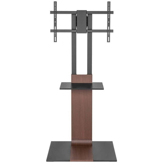 Soporte de Suelo Inclinable/ Giratorio con Bandeja DVD Aisens FT86TSE-401 para TV de 37-86"/ hasta 50kg