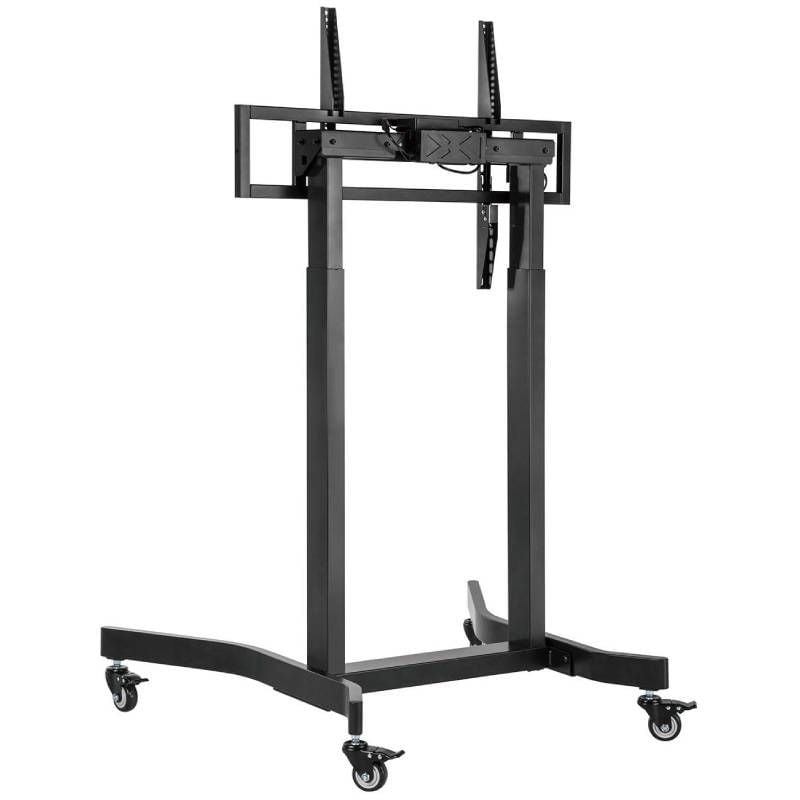 Soporte de Suelo Motorizado con Ruedas Aisens FTF100E-271 para TV de 55-100"/ hasta 120kg