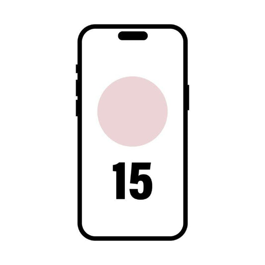 Smartphone Apple iPhone 15 256Gb/ 6.1"/ 5G/ Rosa