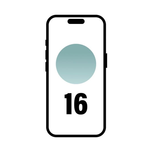 Smartphone Apple iPhone 16 128GB/ 6.1"/ 5G/ Verde Azulado