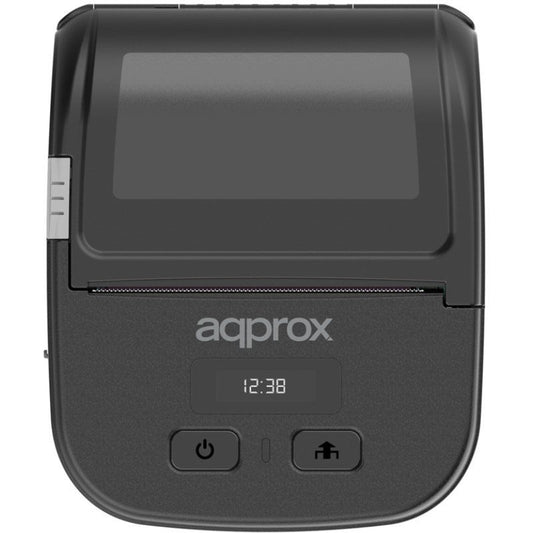 Impresora de Tickets Approx appPOS80PORTABLEWIFI/ Térmica/ Ancho papel 80mm/ USB-Bluetooth-WiFi/ Negra