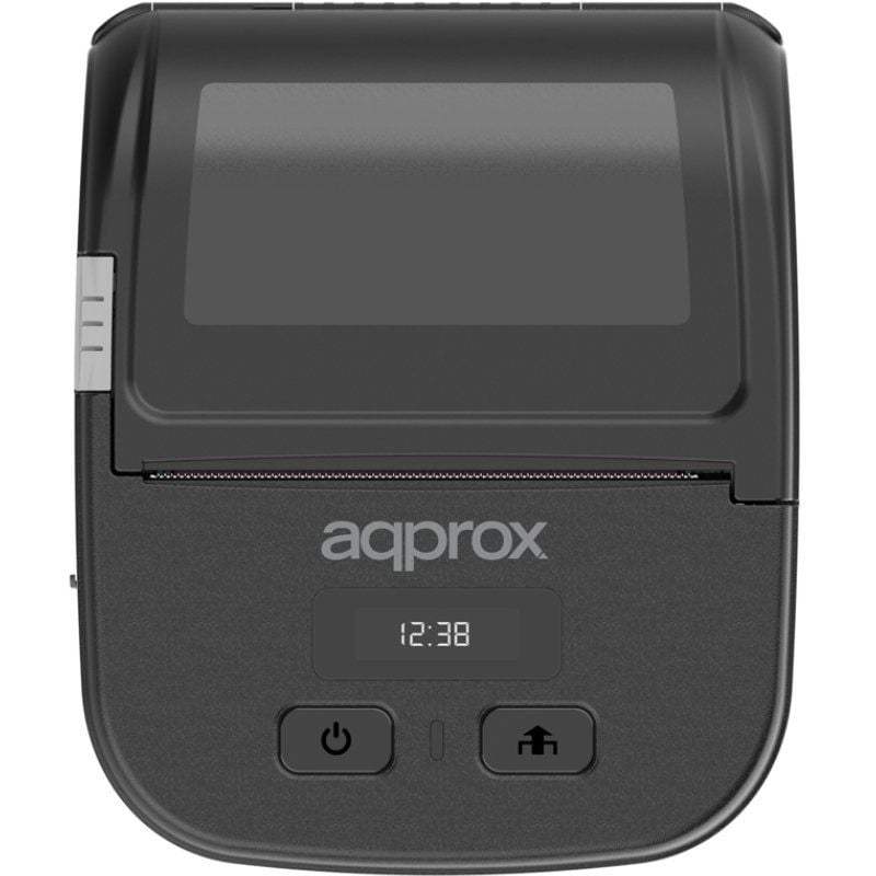 Impresora de Tickets Approx appPOS80PORTABLE/ Térmica/ Ancho papel 80mm/ USB-Bluetooth/ Negra