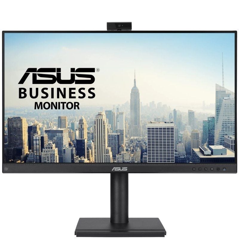 Monitor Profesional Asus BE279QFK 27"/ Full HD/ Webcam/ Multimedia/ Regulable en altura/ Negro