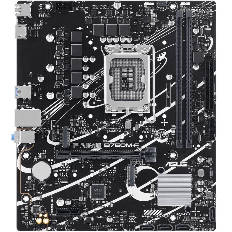Placa Base Asus PRIME B760M-F Socket 1700/ Micro ATX
