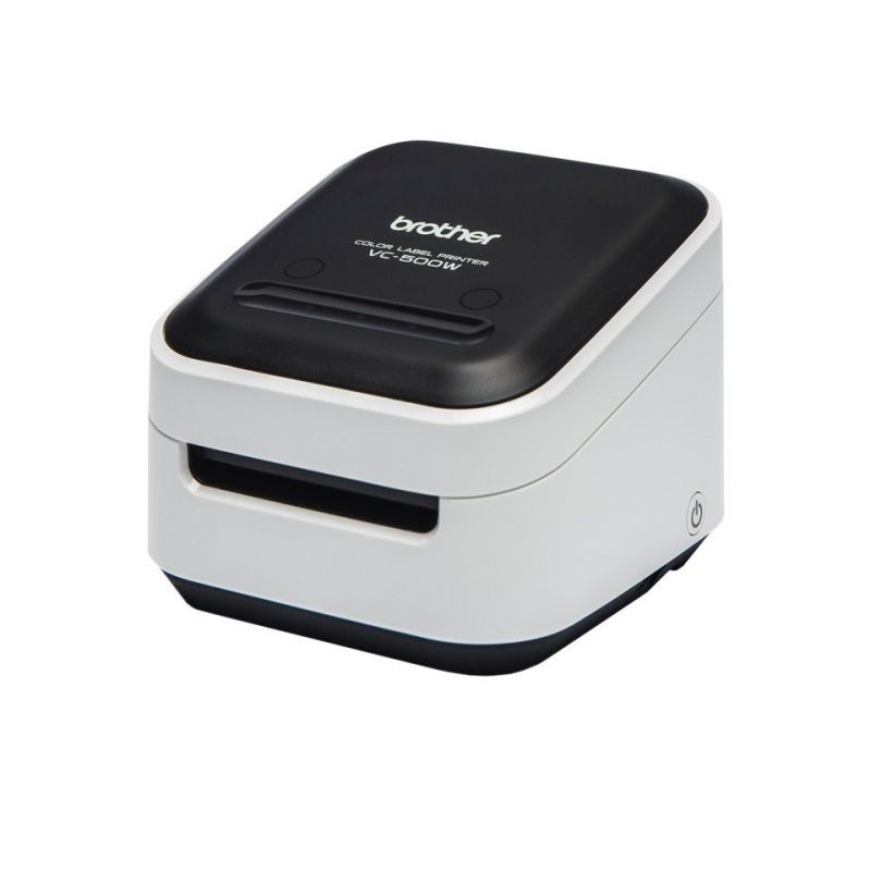 Impresora de Etiquetas Color Brother VC-500W/ Zero Ink/ Ancho etiqueta 50mm/ USB-WiFi/ Blanca y Negra