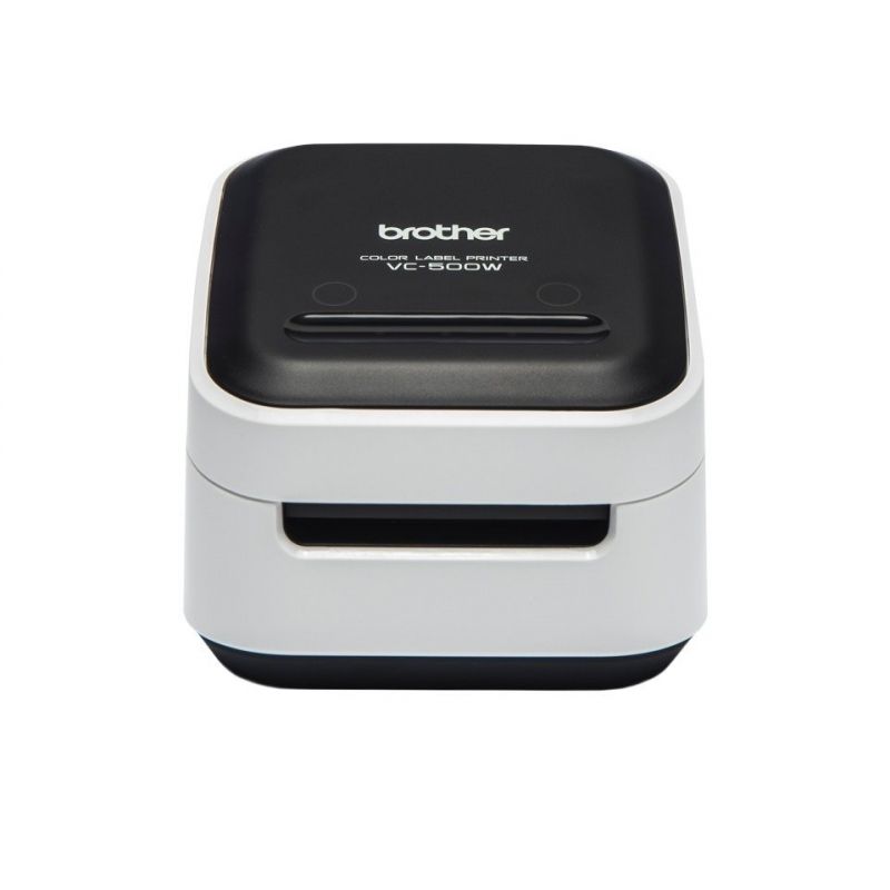 Impresora de Etiquetas Color Brother VC-500W/ Zero Ink/ Ancho etiqueta 50mm/ USB-WiFi/ Blanca y Negra