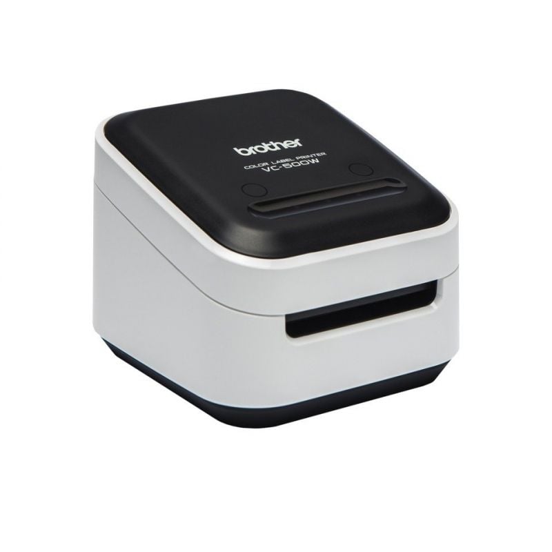 Impresora de Etiquetas Color Brother VC-500W/ Zero Ink/ Ancho etiqueta 50mm/ USB-WiFi/ Blanca y Negra