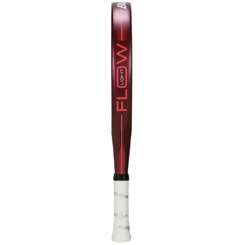 Pala de Pádel Bullpadel Flow Light 25/ Blanca y Roja