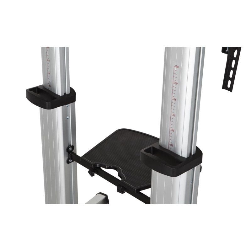 Soporte de Suelo Inclinable con Ruedas Fonestar STS-40106P para TV de 60-100"/ hasta 100kg