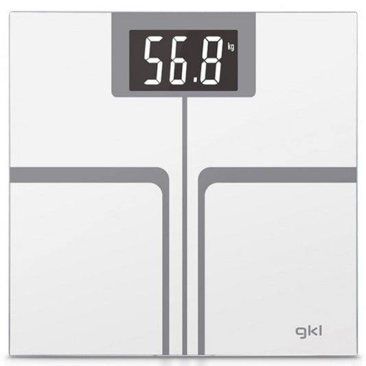 Báscula de Baño GKL Fitmax White/ Hasta 200kg