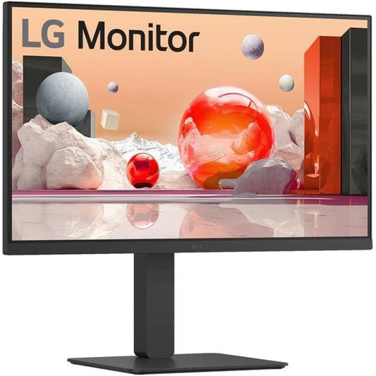 Monitor Profesional LG 27BA850-B 27"/ Full HD/ Webcam/ Multimedia/ Regulable en altura/ Negro