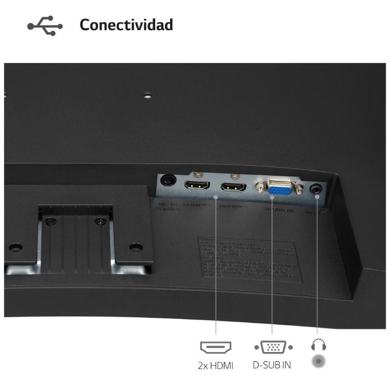 Monitor Curvo LG 32MR50C-B 31.5"/ Full HD/ Negro