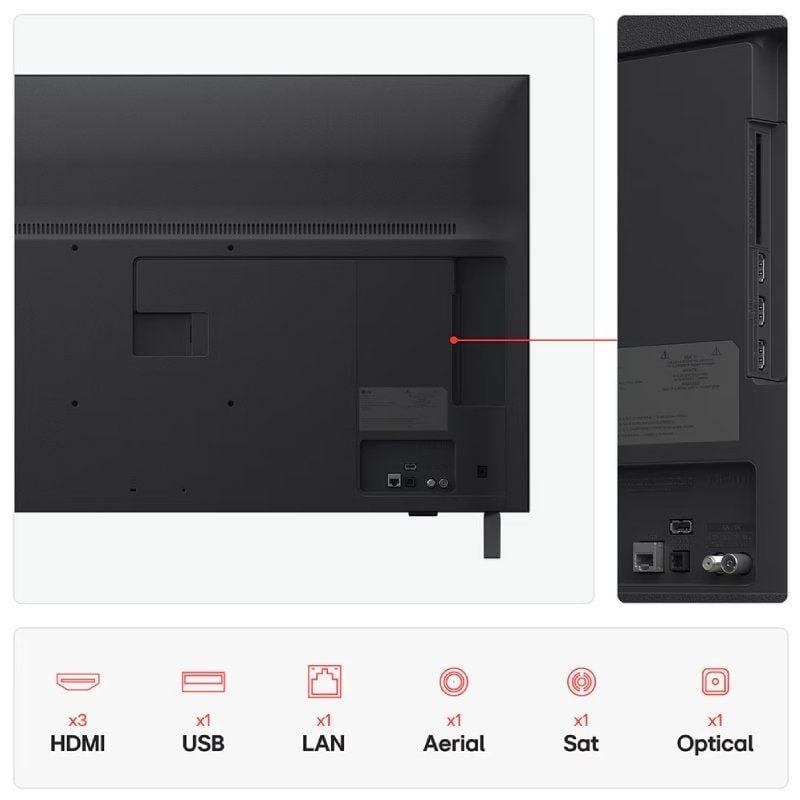 Televisor LG UHD 43UA75006LA 43"/ Ultra HD 4K/ Smart TV/ WiFi
