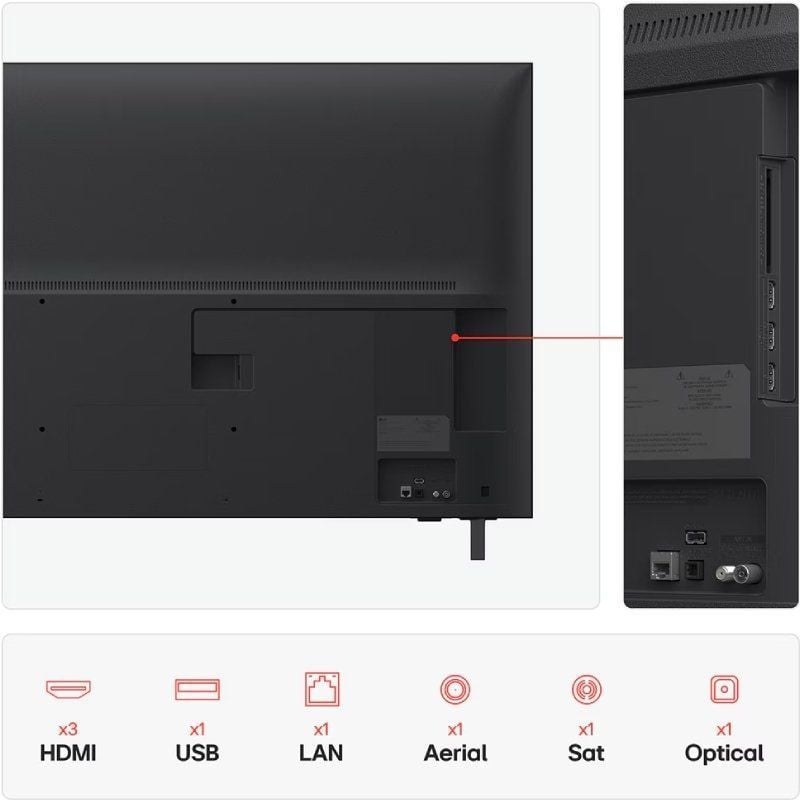 Televisor LG UHD 55UA75006LA 55"/ Ultra HD 4K/ Smart TV/ WiFi