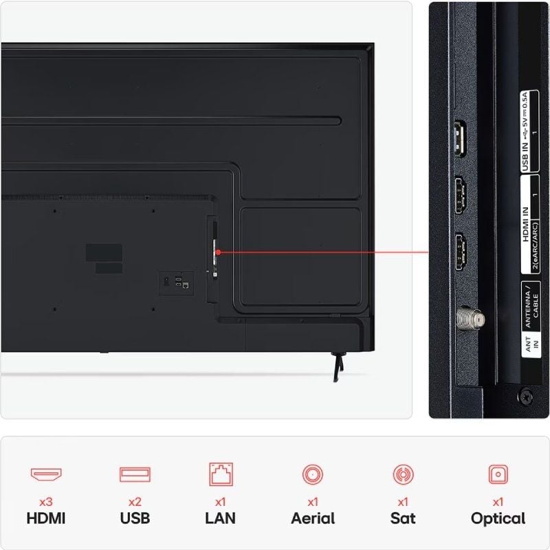 Televisor LG UHD 75UA75006LA 75"/ Ultra HD 4K/ Smart TV/ WiFi