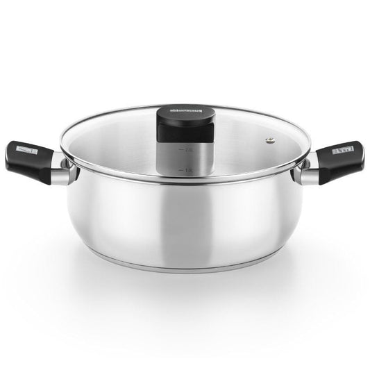 Cacerola Monix Elite M240318/ Ø18cm/ Aluminio fundido/ Apta para Inducción