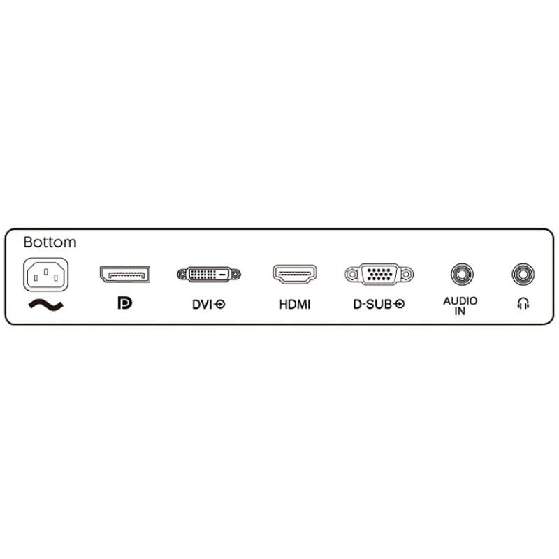 Monitor Profesional Philips S-Line 242S1AE 23.8"/ Full HD/ Multimedia/ Regulable en altura/ Negro