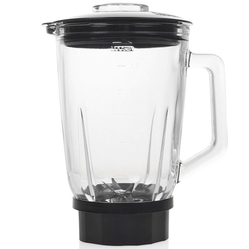 Batidora de vaso Princess Black Steel 212092/ 1000W/ 4 Velocidades/ Capacidad 1.5L