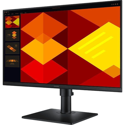 Monitor Profesional Samsung Essential Monitor S4 S40GD S24D402GAU/ 24"/ Full HD/ Regulable en altura/ Negro