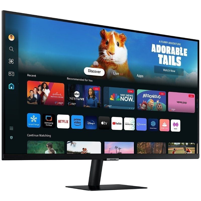 Smart Monitor Samsung M5 S27DM502EU 27"/ Full HD/ Multimedia/ Smart TV/ Negro
