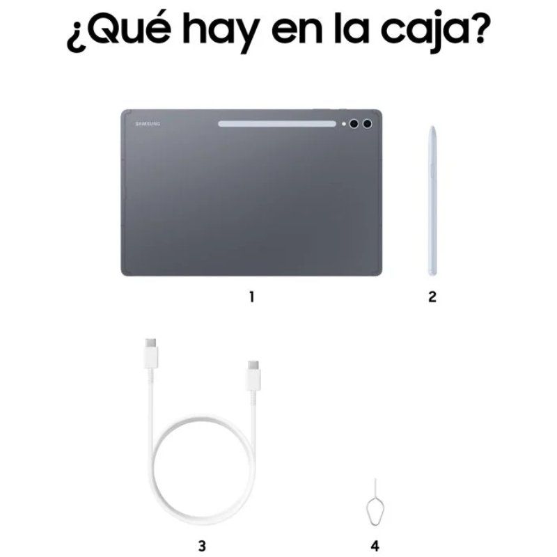 Tablet Samsung Galaxy Tab S10 Ultra 14.6"/ 12GB/ 256GB/ Octacore/ Gris