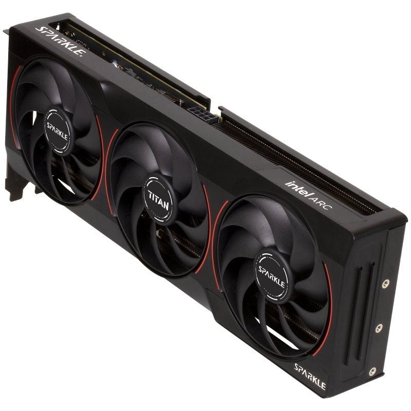 Tarjeta Gráfica Sparkle Intel Arc B580 Titan Nox OC Edition/ 12GB GDDR6