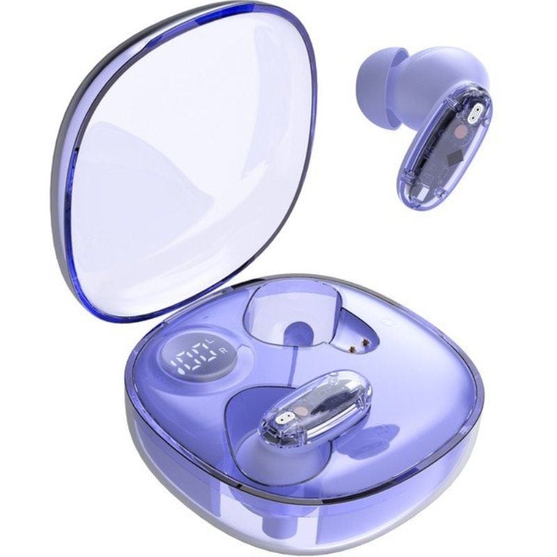 Auriculares Bluetooth Mars Gaming MHIB2 con estuche de carga/ Autonomía 7h/ Morados
