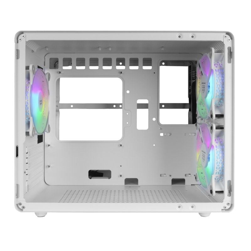 Caja Gaming Minitorre Mars Gaming MC-400/ Blanca