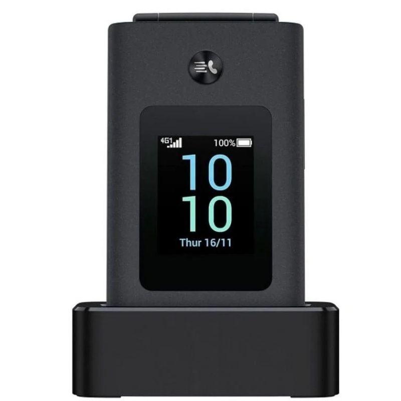Teléfono Móvil TCL One Touch 4043D para Personas Mayores/ 4G/ Gris Oscuro