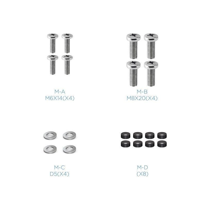 Soporte VESA 200x200 TooQ VMA0200-B para TV de 23-42"/ hasta 30kg