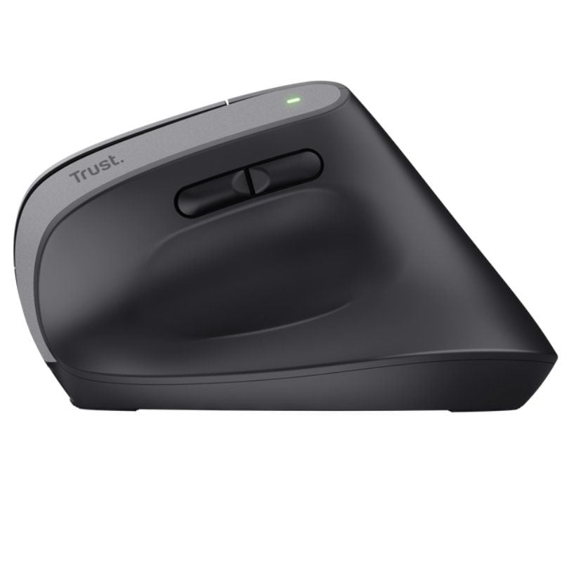 Ratón Vertical Inalámbrico por Bluetooth Trust Bayo+/ Batería Recargable/ Hasta 2400 DPI