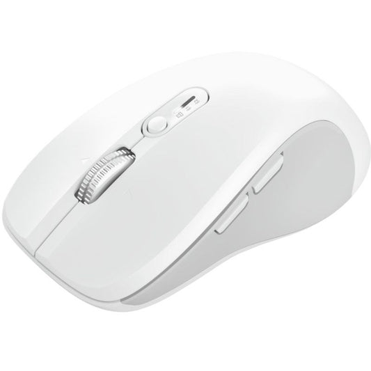 Ratón Ergonómico Inalámbrico Trust Ferro/ Hasta 3200 DPI/ Blanco
