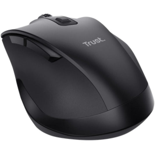 Ratón Ergonómico Inalámbrico Trust Fyda Multidispositivo/ Batería recargable/ Hasta 2400 DPI