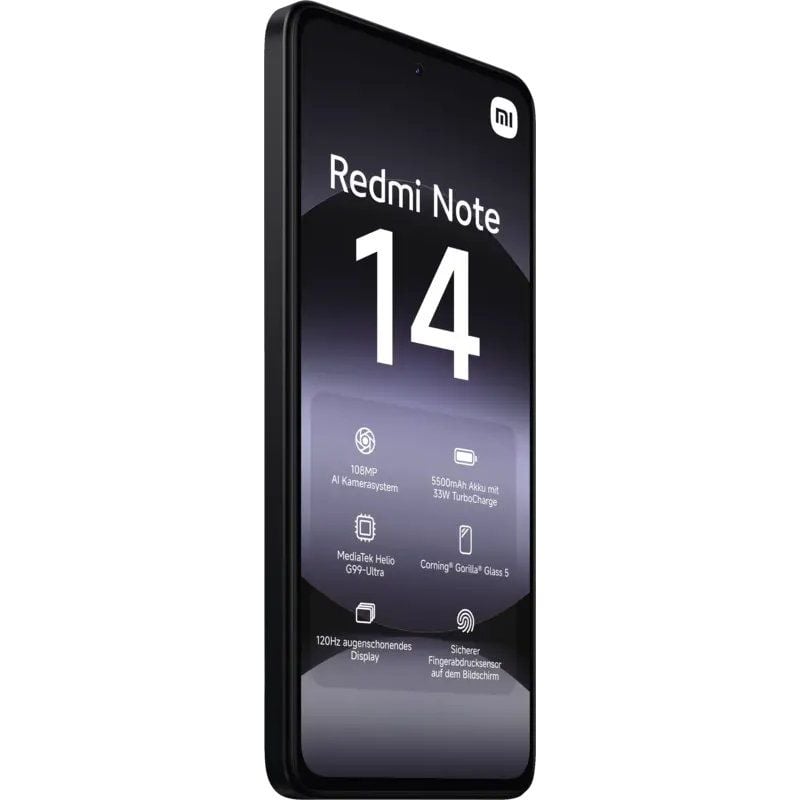 Smartphone Xiaomi Redmi Note 14 8GB/ 256GB/ 6.67"/ Negro
