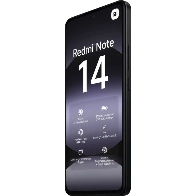 Smartphone Xiaomi Redmi Note 14 8GB/ 256GB/ 6.67"/ Negro