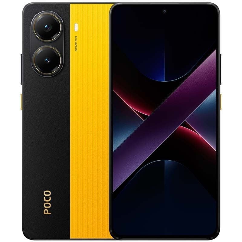 Smartphone Xiaomi POCO X7 Pro 12GB/ 256GB/ 6.67"/ 5G/ Amarillo y Negro