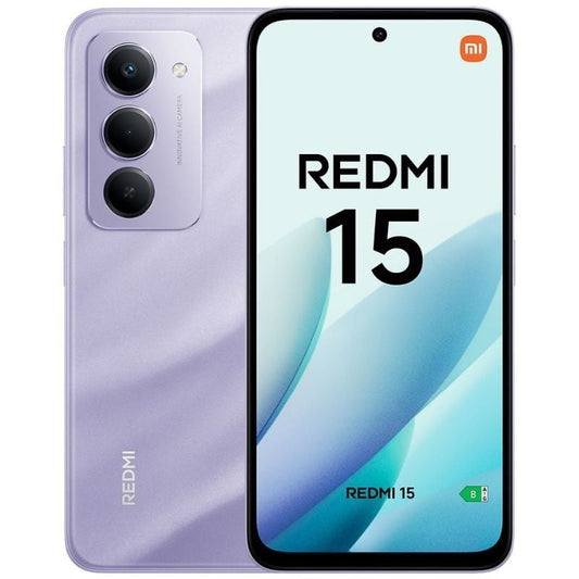 Smartphone Xiaomi Redmi 15 8GB/ 256GB/ 6.9"/ Púrpura
