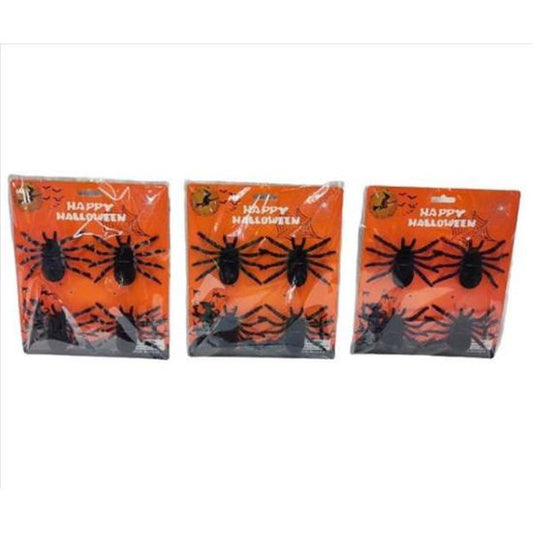 ARAÑA HALLOWEEN 4U 10X6,5CM